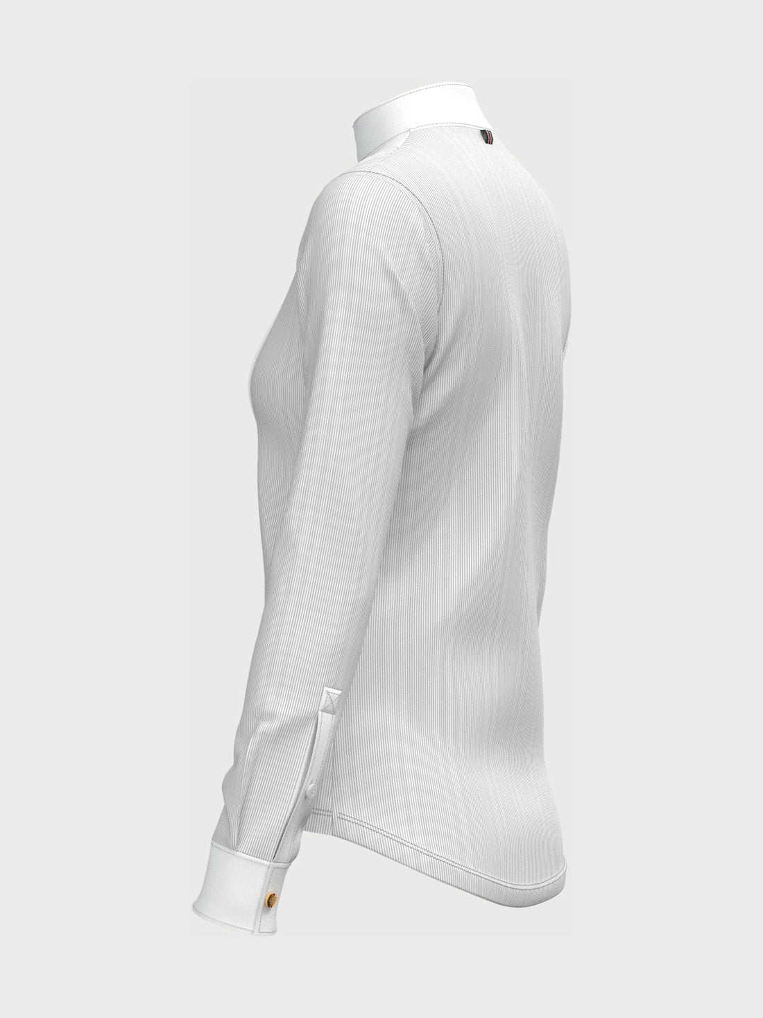 Striped Pleated Long Sleeve Show Shirt