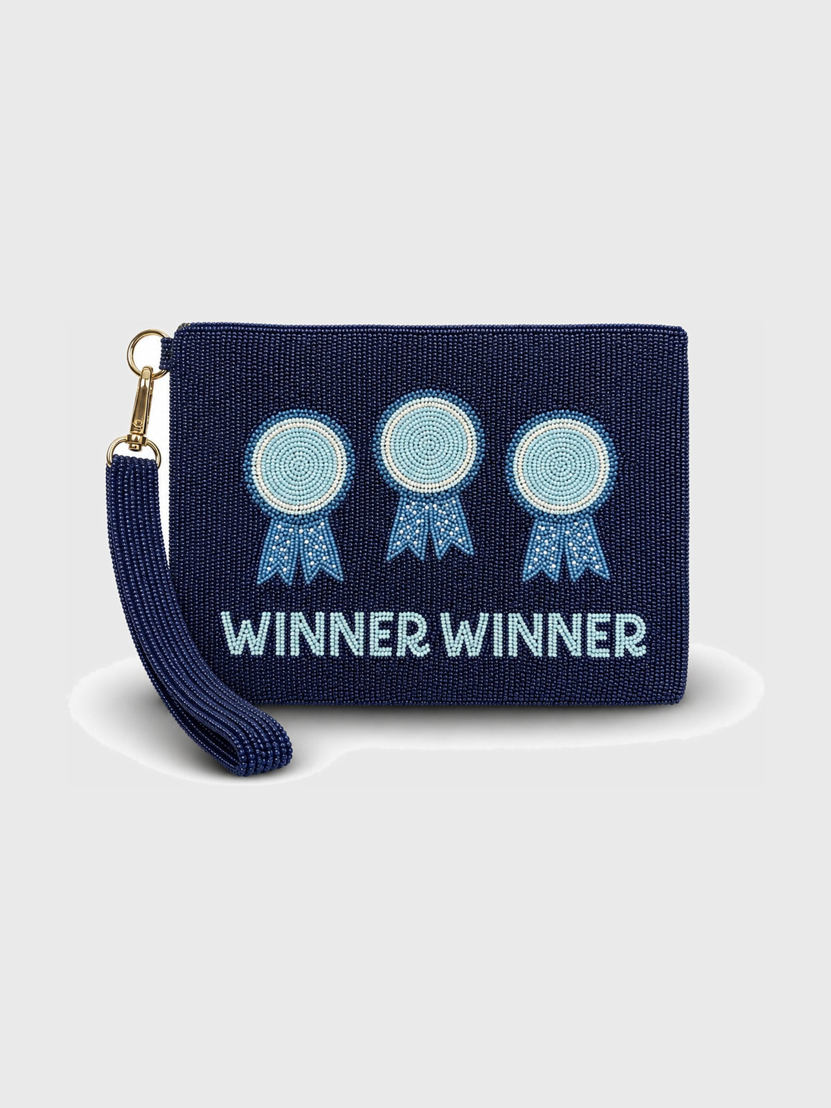 Winner Winner Large Beaded Pouch