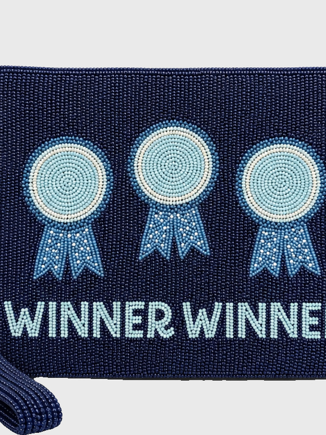Winner Winner Large Beaded Pouch