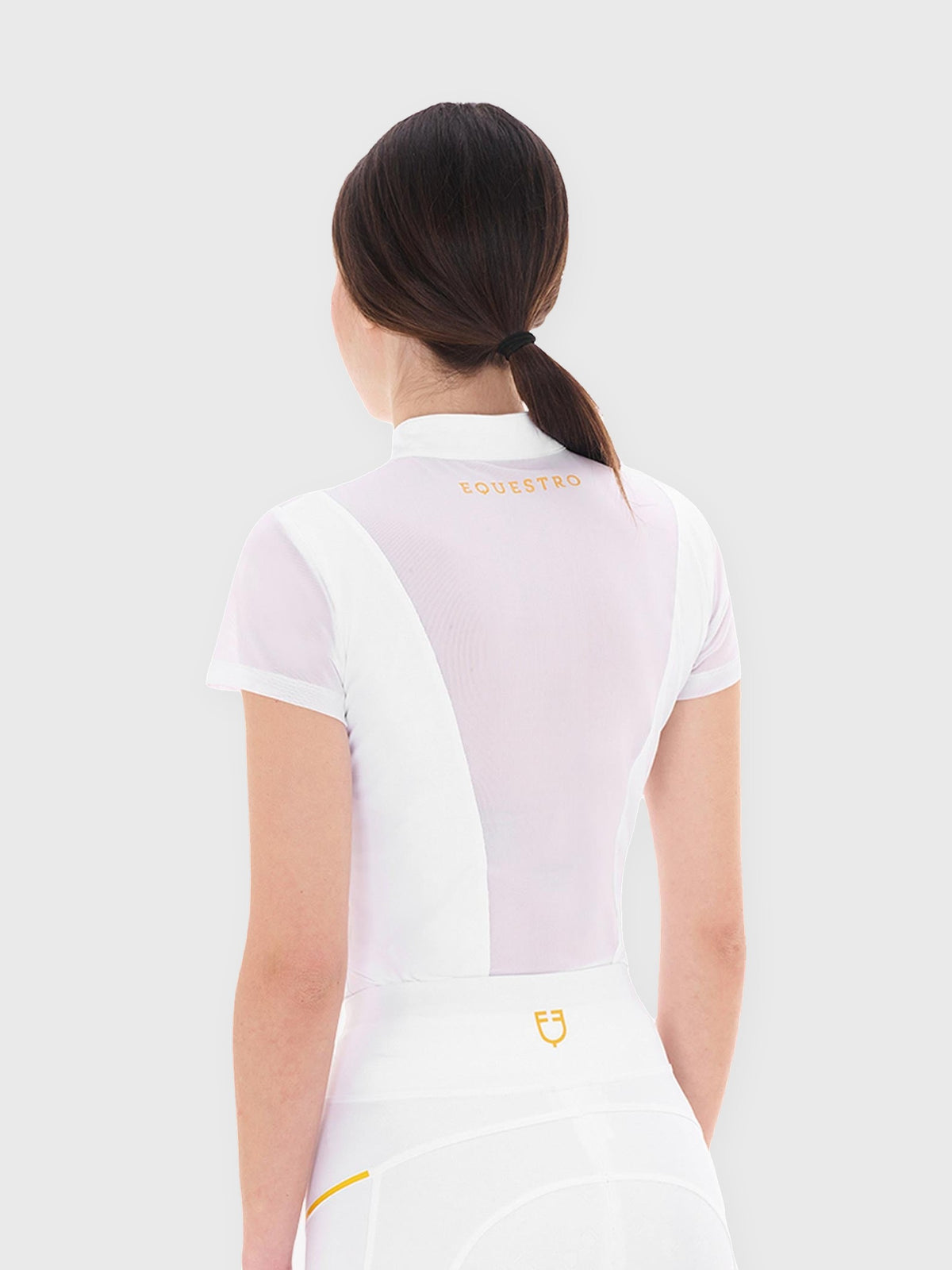 Women's Training Polo with Mesh Inserts