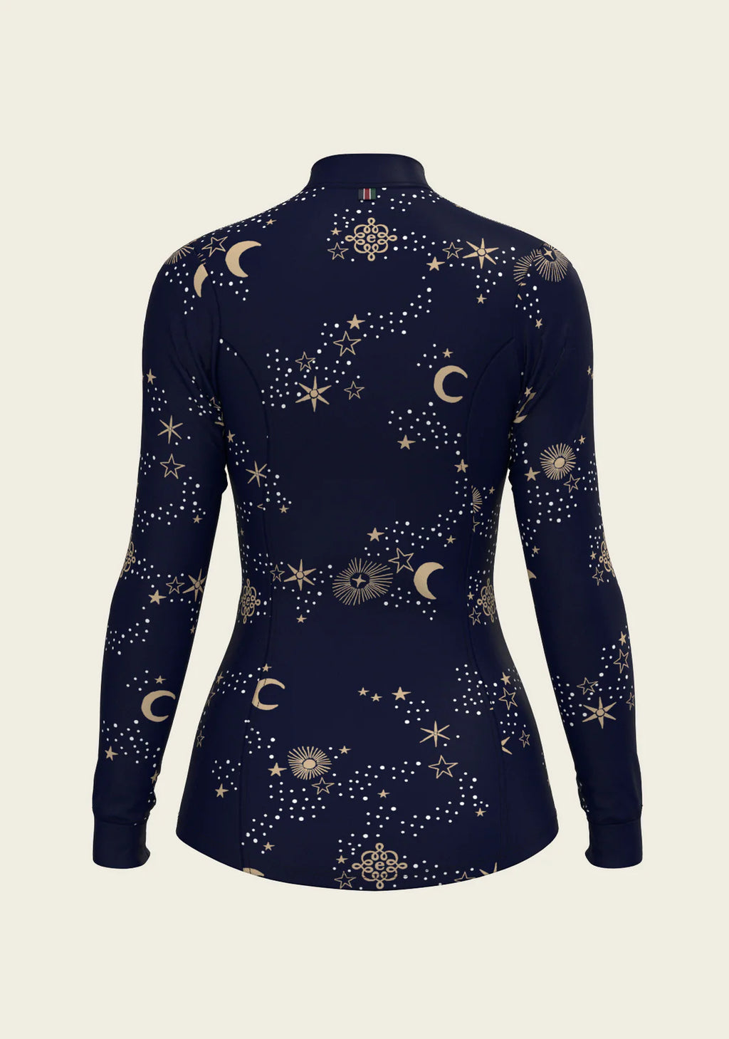 Espoir Stars on Navy Quarter Zip Sun Shirt