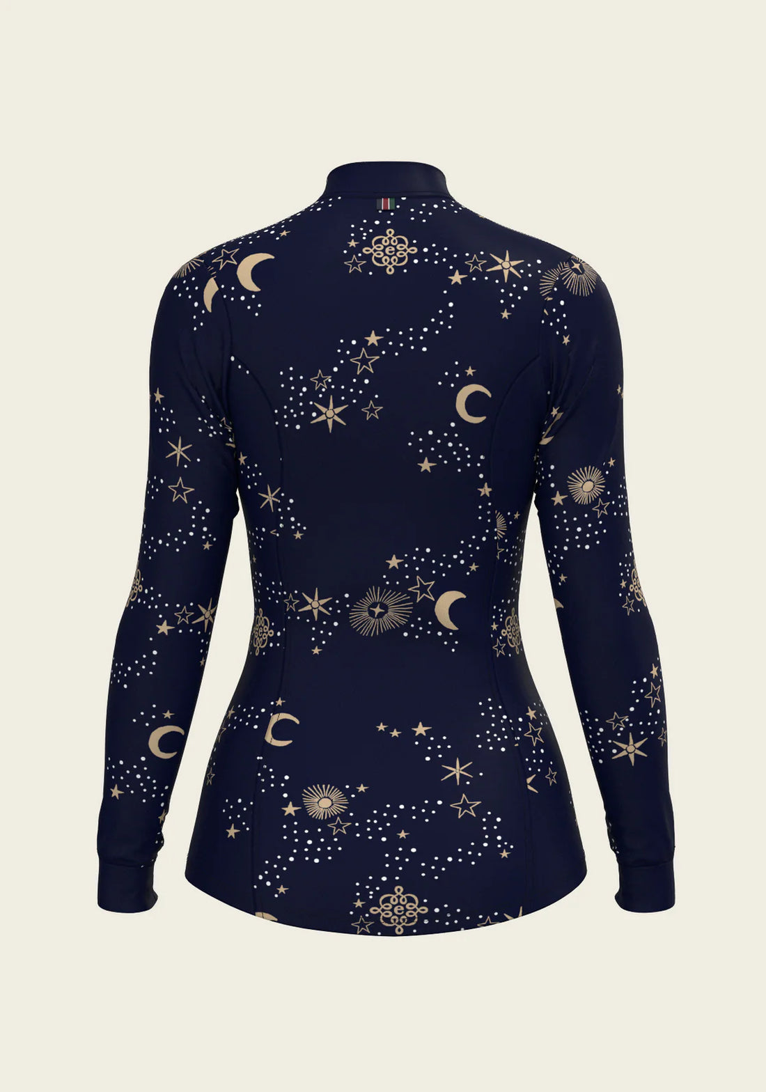 Navy | Espoir Stars on Navy Quarter Zip Sun Shirt